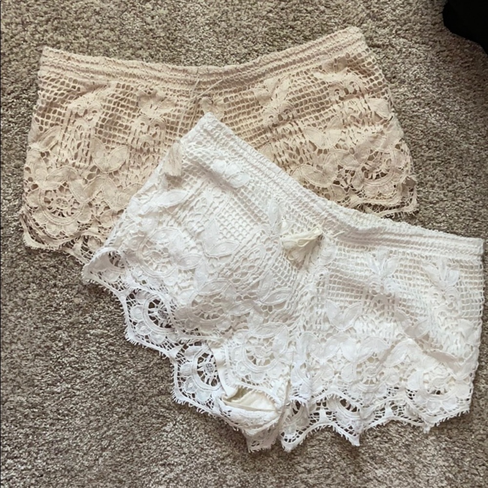 Express lace/cotton inside shorts size M bundle